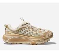 HOKA Mafate Three2 Lifestyle Shoes in Khaki/Oatmilk, Size 8