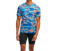 Hoka - Men's trail running T-shirt - M Airolite Short Sleeve 2.0 Blue Blurr for Men - Size S Blue