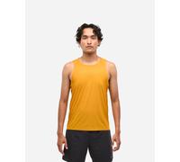HOKA Men's Airolite Run Tank Top in Varisty Yellow, Size Small