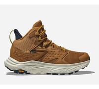 Hoka - Men's Walking Boots - Anacapa 2 Mid Gtx M Honey / Celadon Tint for Men, in Recycled Polyester - Brown Brown 10