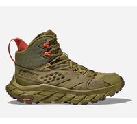 HOKA Men's Anacapa Breeze Mid Hiking Shoes in Avocado/Burnt Ochre, Size 11