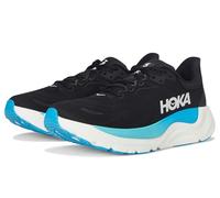 HOKA Men's Arahi 8 Sneaker, Black/Skyward Blue, 6.5 UK