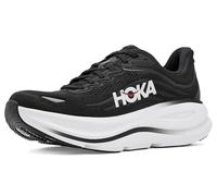 HOKA Men's Bondi 9 Sneaker, Black/Vermillion, 9.5