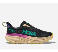 HOKA Men's Challenger 7 GORE-TEX Trail Shoes in Black/Oatmeal, Size 7