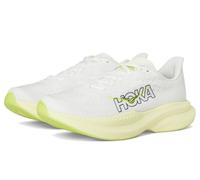 Hoka Mens Challenger 8, White/Neon Hoka Citrus, 14