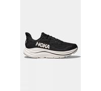 HOKA Men's Clifton 10 Road Running Shoes in Black/White, Size 8 W