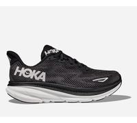 HOKA Men's Clifton 9 in Black/White, Size 7.5