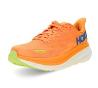 HOKA Mens Clifton 9 Textile Solar Flare Lettuce Trainers 11.5 UK