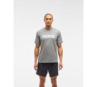 HOKA Men's Core Logo Graphic T-Shirt in Galactic Grey, Size Small