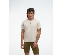 HOKA Men's EveryRun Short Sleeve Top in River Rock Grey, Size Small