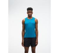 HOKA Men's EveryRun Tank Top in Night Glow Blue, Size Medium