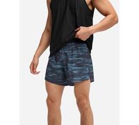 HOKA Men's Glide 5'' Shorts w/ Brief in Blue Blurr, Size Medium