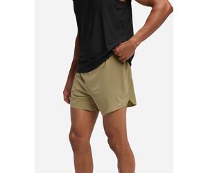 HOKA Men's Glide 5'' Shorts w/ Brief in Wild Mushroom, Size Medium