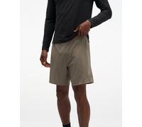 HOKA Men's Glide Shorts 7'' 2in1 in Boulder Grey, Size Medium