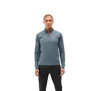 HOKA Men's GlideTech Quarter Zip Jacket in Faded Navy, Size Medium