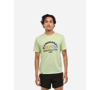 HOKA Men's GlideTech Short Sleeve Top in Global Run Day, Size Medium