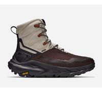 HOKA Men's Kaha 2 Frost GORE-TEX Hiking Shoes in River Rock Grey/Black, Size 7.5