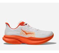 HOKA Men's Mach 6 Road Running Shoes in Frost/Lava, Size 9