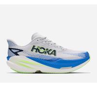HOKA Men's Mach X 3 Road Running Shoes in Cosmic Grey/Virtual Blue, Size 8.5