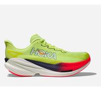 HOKA Men's Mach X 3 Road Running Shoes in Neon Yuzu/Squid Ink, Size 12.5