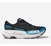 HOKA Men's Mafate X Trail Shoes in Black/Skyward Blue, Size 7.5