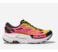 HOKA Men's Mafate X Trail Shoes in Neon Hoka Citrus/Neon Rose, Size 9.5