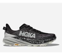 HOKA Men's Speedgoat 6 Trail Shoes in Black/Stardust, Size 9.5
