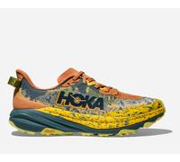 HOKA Men's Speedgoat 6 Trail Shoes in Terra Cotta/Mountain Fog, Size 7