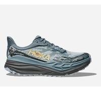 HOKA Men's Stinson 7 Trail Shoes in Slate Blue/Asphalt Grey, Size 8.5