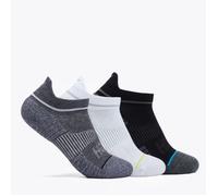 HOKA® No-Show Running Socks 3-Pack in Black, White & Grey for Ultimate Comfort