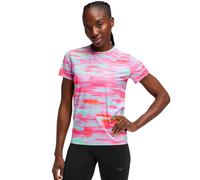 Hoka - Women's trail running T-shirt - W Airolite Short Sleeve 2.0 Pink Blurr for Women - Size M Pink M