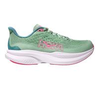 HOKA Women's Mach 6 Road Running Shoes in Jadeite/Alpine Blue, Size 7