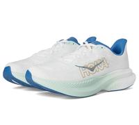 Hoka ONE ONE Men's Mach 6 Sneaker, Frost/Gold, 9.5 UK