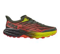 HOKA ONE ONE Speedgoat 5 Thyme/fiesta - Trail shoe - Grey/Yellow/Red - size 10 10