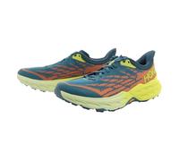 Hoka One One Speedgoat 5 Wide Men's Sneaker, Blue Coral/Evening Primrose, 9.5 UK