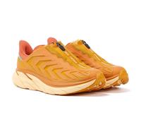 Hoka One One Unisex Project Clifton Desert Sun / Burnt Ochre Trainers - Orange - Size UK 4.5