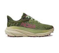 HOKA Women's Challenger 7 Running Shoes in Forest Floor/Beet Root, Size 7.5