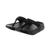 HOKA ONE ONE Women's Ora Recovery Flip Flop-Sandals, Black/Dark Gull Gray 1, 7.5 UK