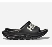 HOKA Ora Athletic Slide in Black/White, Size M7.5/ W8.5