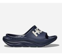 HOKA Ora Athletic Slide in Varsity Navy/White, Size M12.5/ W13.5