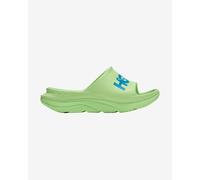 HOKA Ora Athletic Slide in Tart Apple/Skyward Blue, Size M5.5/ W6.5