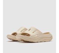 HOKA Ora Recovery Slide 3 in Shifting Sand/Shifting Sand, Size M6.5/ W7.5