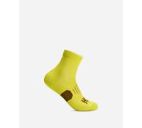HOKA Quarter Run Sock in Hoka Citrus, Size Large