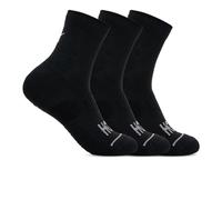 Hoka Quarter Run Socks (3 Pack) | UK M in Black