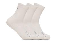 HOKA Quarter Run Suck 3-Pack 38-42 M White Women