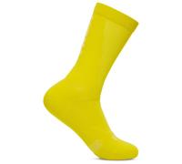 HOKA - Race Day Crew Sock - Running socks size L, yellow