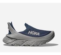 HOKA Restore TC Recovery Shoes in Varsity Navy/Stellar Grey, Size 7.5