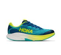 Hoka Rincon 4 Junior Running Shoes | UK J5.5 in Electric Aqua/Neon Hoka Citrus