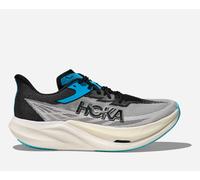 Hoka Womens Rocket X 3, White/Black, 6 Women/5 Men