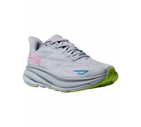 HOKA Women's Clifton 9 Road Running Shoes in Gull/Sea Ice, Size 4